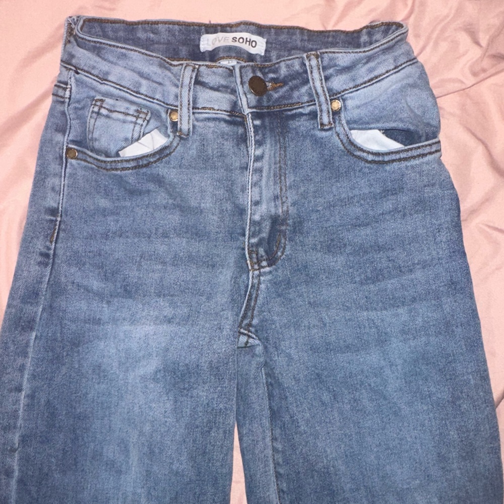 Soho Women's Classic Straight Leg Denim Jeans